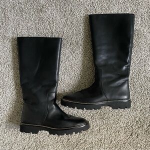 MADEWELL • the citywalk lugsole tall boot in leather